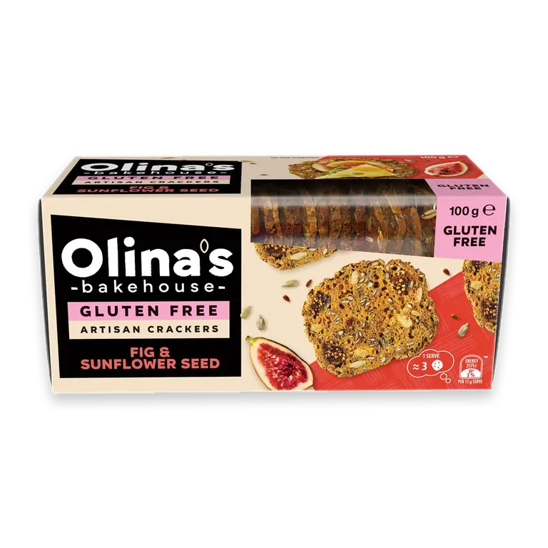 Gluten Free Artisan Crackers Fig & Sunflower Seed