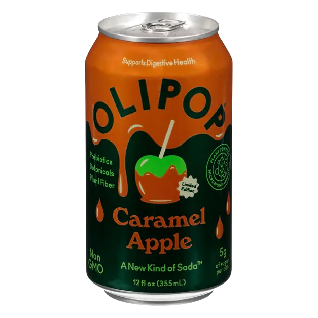 Caramel Apple Prebiotic Soda