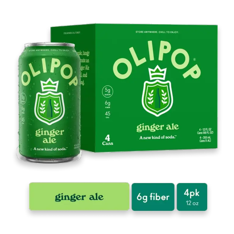Ginge Ale Prebiotic Soda Cans, Shelf Stable