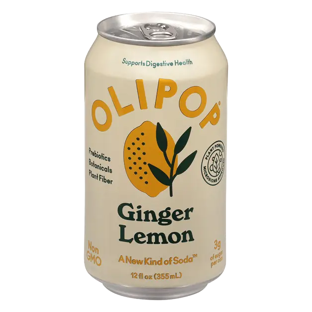 Ginger Lemon Prebiotic Soda