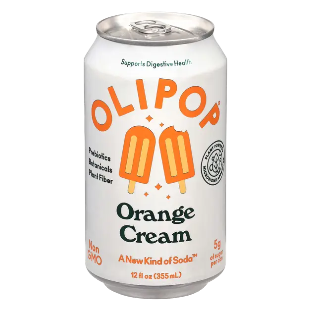 Orange Cream Prebiotic Soda