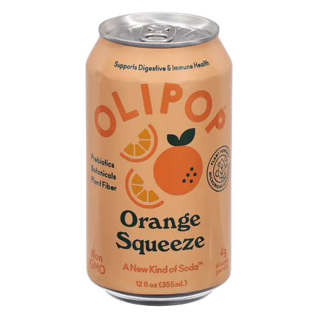 Orange Squeeze Prebiotic Soda