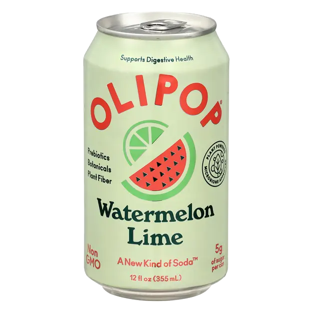 Watermelon Lime Prebiotic Soda