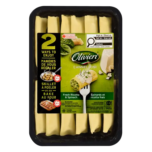Cannelloni Fresh Ricotta & Spinach 540 g