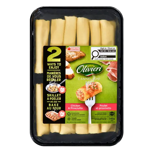Pasta Chicken & Prosciutto Cannelloni Family Pack 540 g