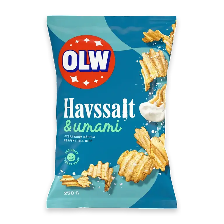 Chips Big Cuts Umami & Havssalt 250g