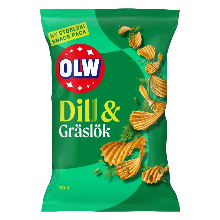 Chips Dill & Gräslök 90g