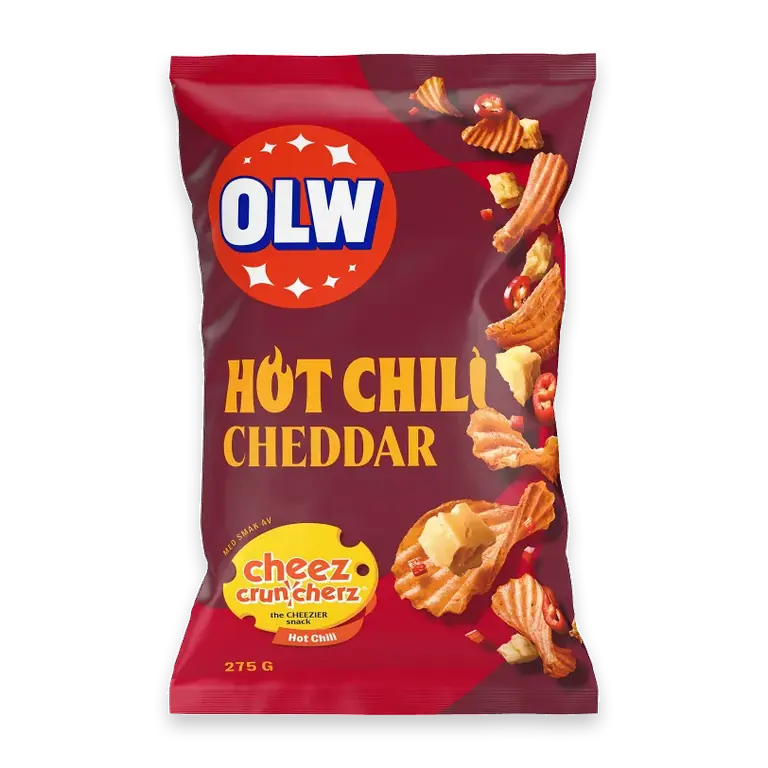 Chips Hot Chili Cheddar 275g