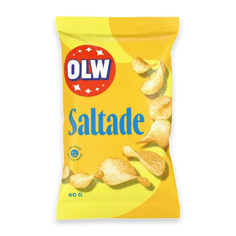 Olw Chips Lättsaltade liten