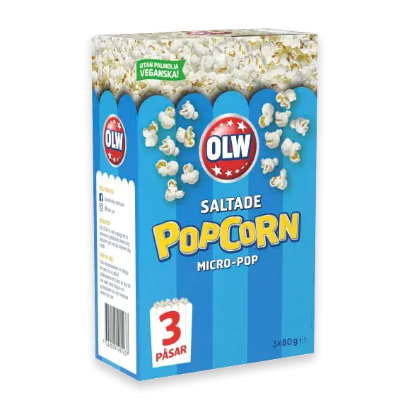 Micropop Salt Popcorn 3-pack