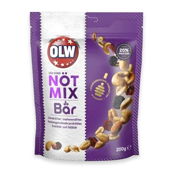Nötmix med Bär
