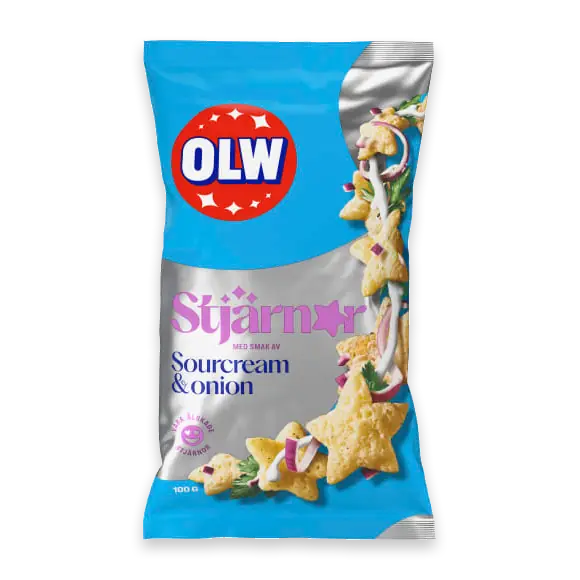 Stjärnor Sourcream & Onion