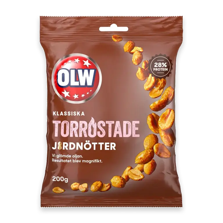 Torrostade Jordnötter 200g
