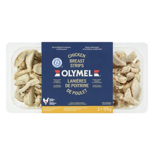 Fully Cooked Chicken Breast Strips Oven Roasted Seasoned 350 g
