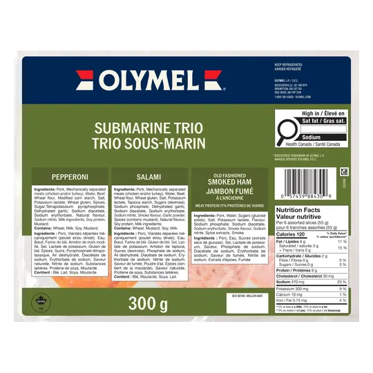 Deli Meat Submarine Trio 300 g