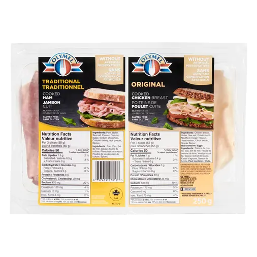 Gluten-Free Deli Cooked Chicken Breast & Ham 250 g