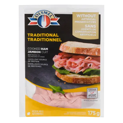 Traditional Sliced Cooked Ham 175 g