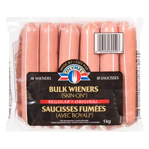 Skin On Wieners Regular 1 kg