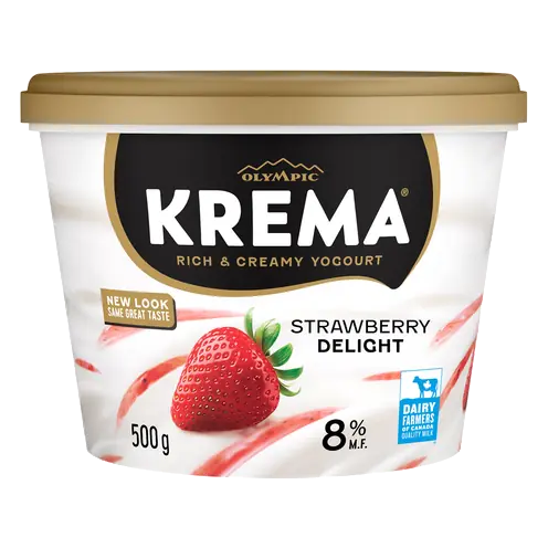 Krema 8% Yogurt Strawberry 500 g