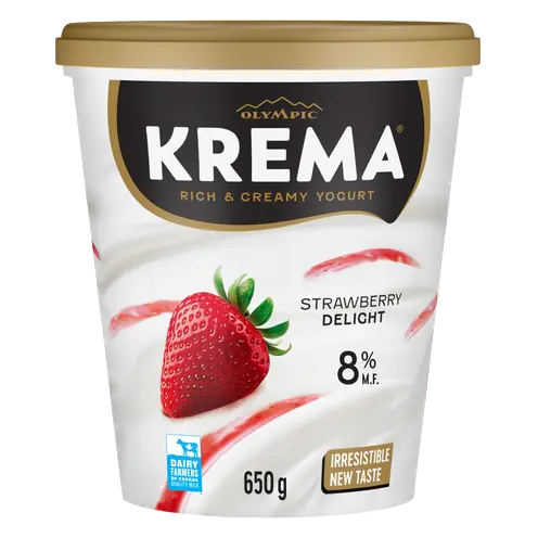 Krema 8% Yogurt Strawberry 650 g