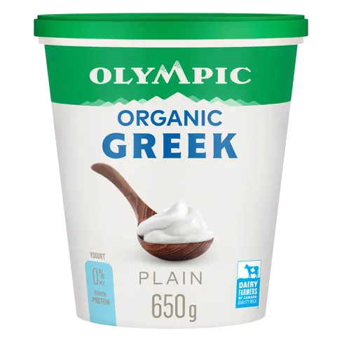 Organic 0% Greek Yogurt Plain 650 g
