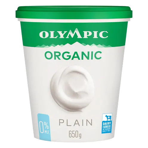 Organic 0% Yogurt Plain 650 g