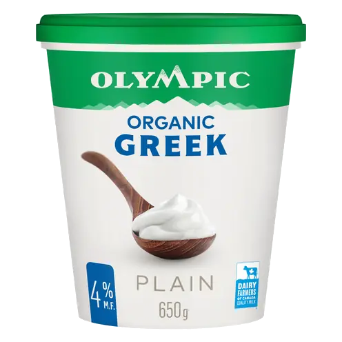 Organic 4% Greek Yogurt Plain 650 g