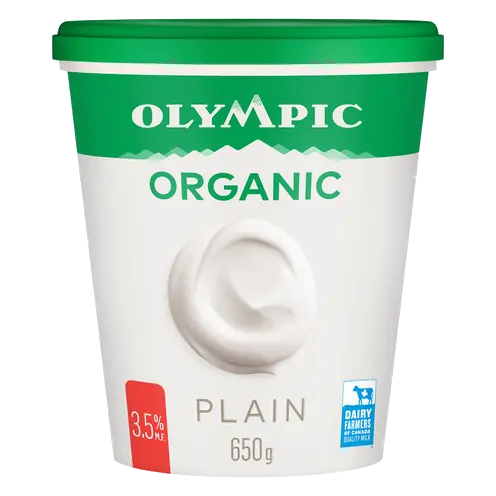 Organic 3.5% Yogurt Plain 650 g