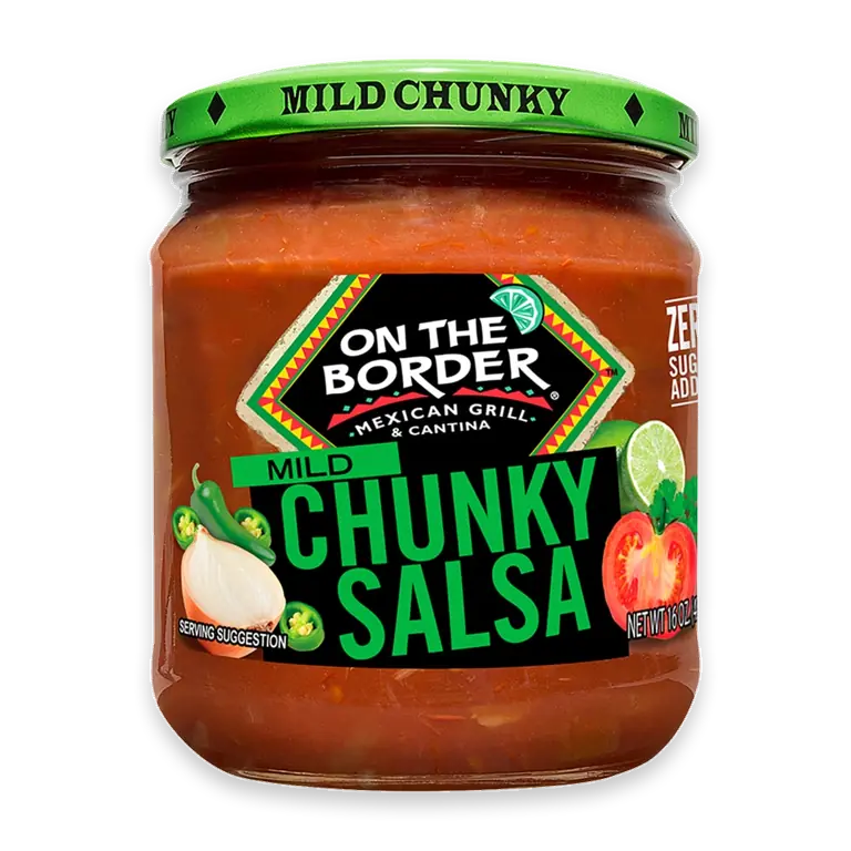 16 oz On The Border Mild Chunky Salsa