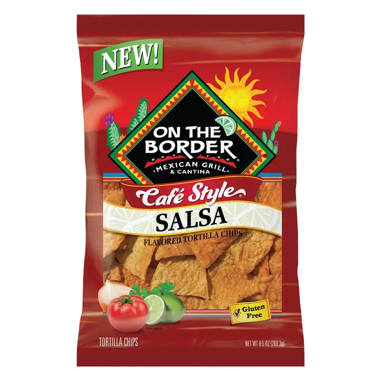 Caf Style Salsa Flavored Tortilla Chips