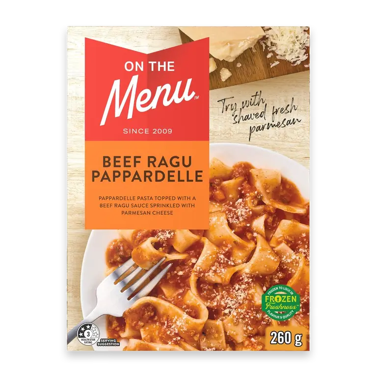 Beef Ragu Pappardelle Pasta Pasta