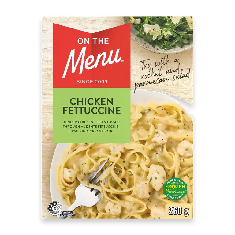 Chicken Fettuccine Frozen Meal