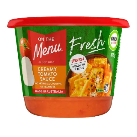 Fresh Creamy Tomato Sauce