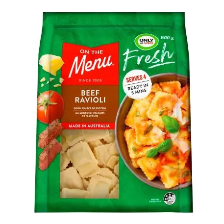 Fresh Pasta Beef Ravioli