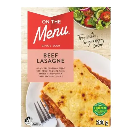 Frozen Beef Lasagne