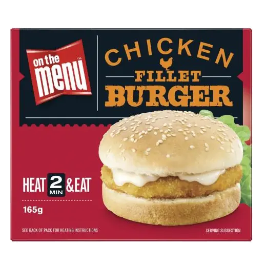 Frozen Chicken Fillet Burger
