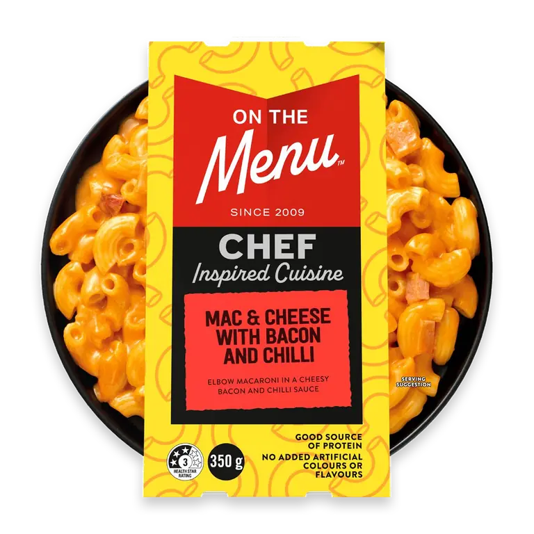 Mac & Cheese With Chilli & Bacon