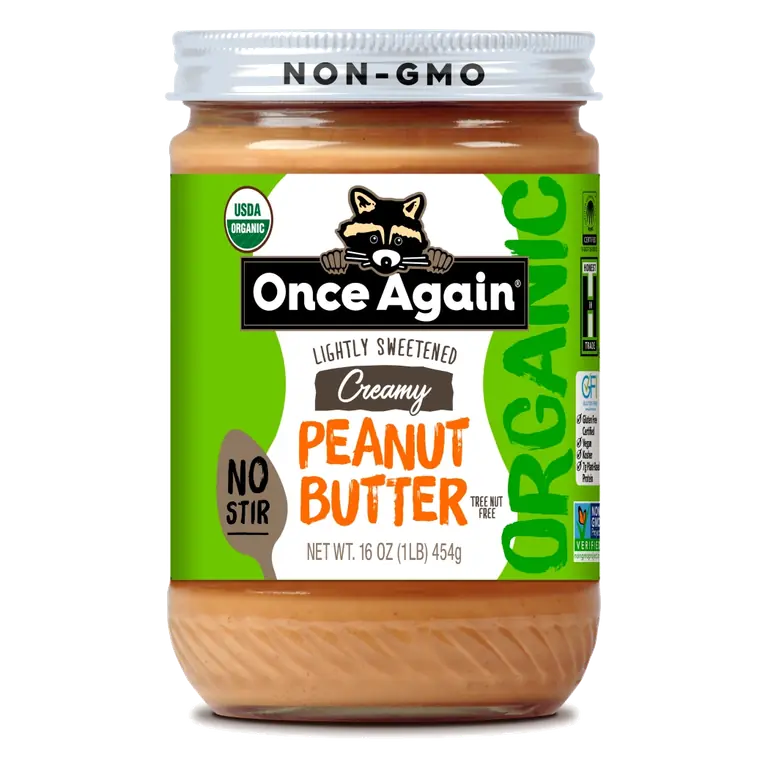Creamy Lightly Sweetened No Stir Peanut Butter