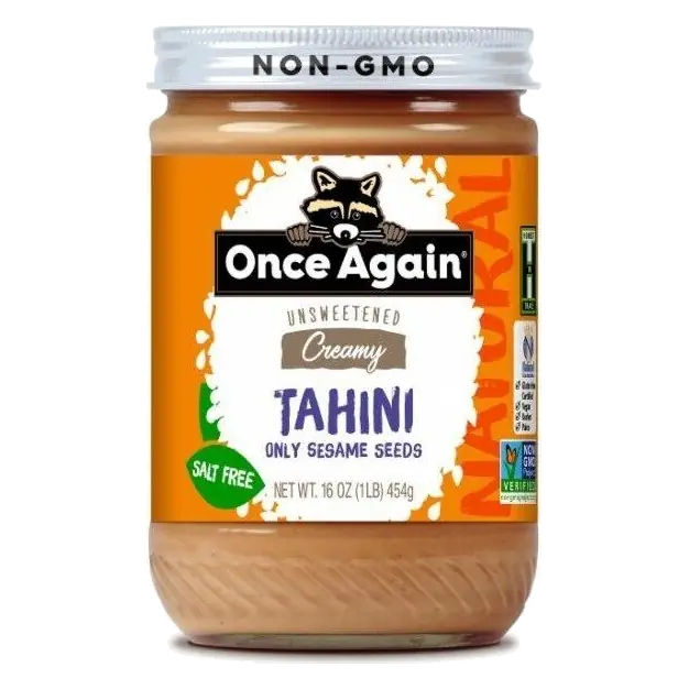 Creamy Unsweetened Salt Free Tahini
