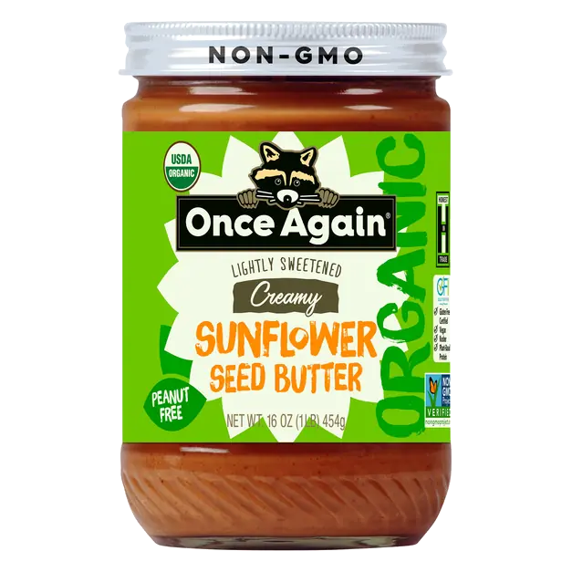 Organic Lightly Sweetened Creamy Sunflower Seed Butter