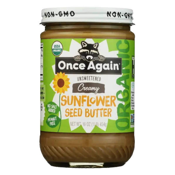 Unsweetened Creamy Sunflower Seed Butter