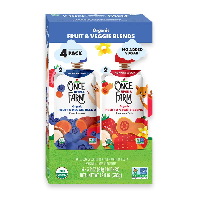 Fruit & Veggie Blend Organic Yogurt Pouches