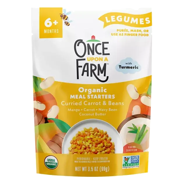 Meal Starters, Organic, Curried Carrots & Beans, 6+ Months