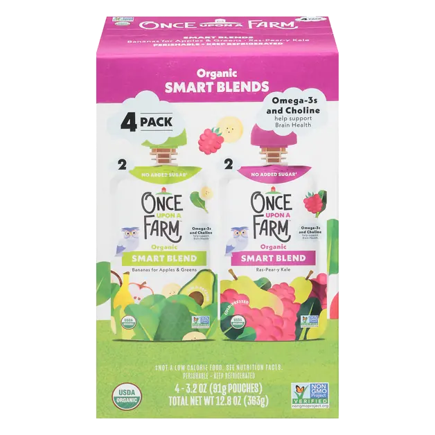 Organic Bananas for Apples & Greens/Ras-Pear-y Kale - 4ct