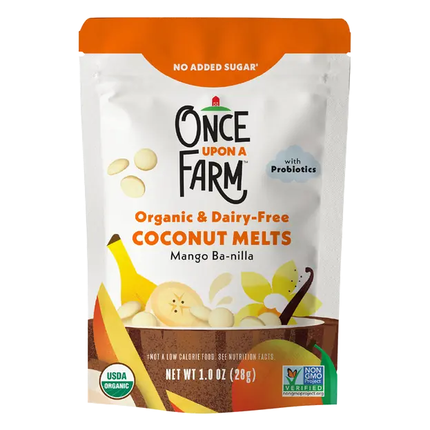 Organic Dairy-Free Mango Ba-nilla Coconut Melts