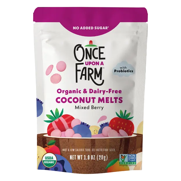 Organic Dairy-Free Mixed Berry Coconut Melts