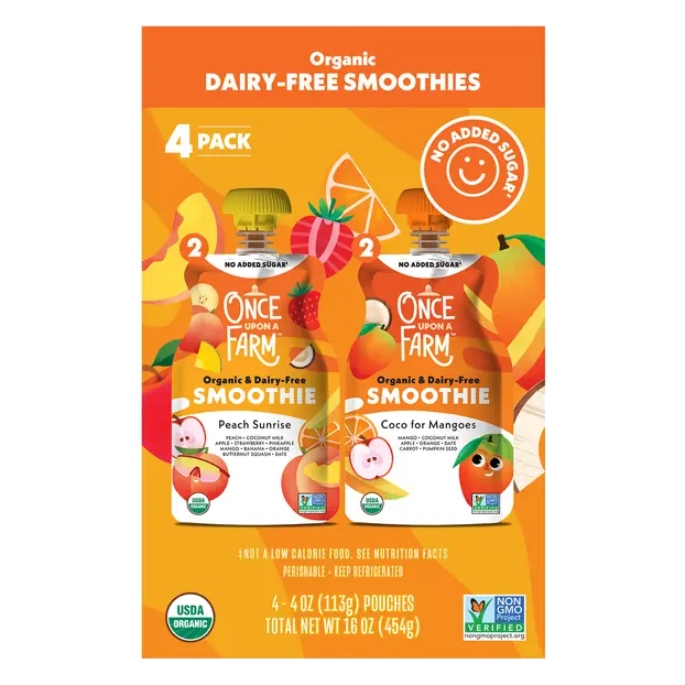 Organic Dairy-Free Smoothie Variety Pack - 4 ct