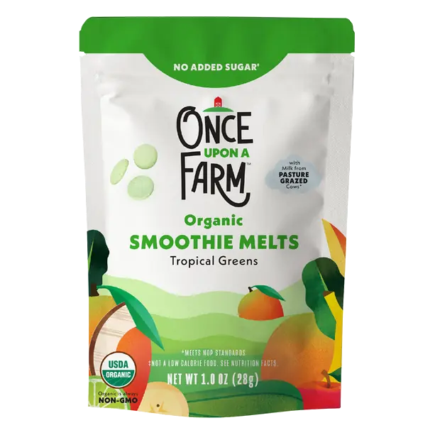 Organic No Added Sugar Tropical Greens Smoothie Melts