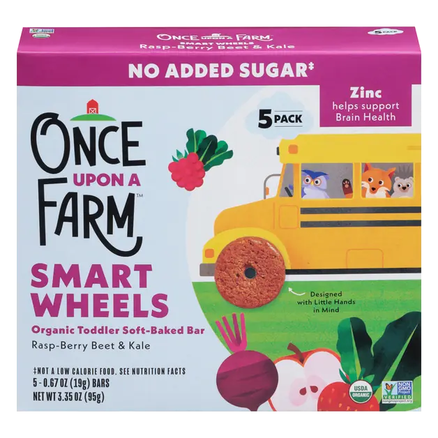 Organic Raspberry Beet & Kale Soft Baked Bars - 5 ct