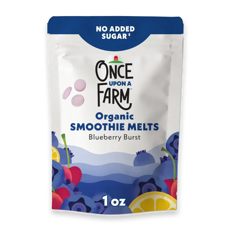 Organic Smoothie Melts, Blueberry Burst, 1oz